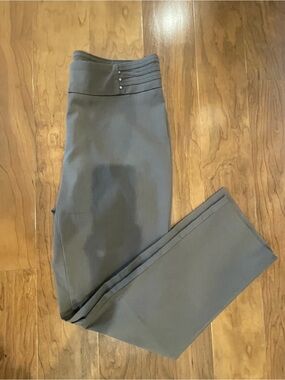 JM Collection Taupe-Brown Ponte Pants size: MEDIUM